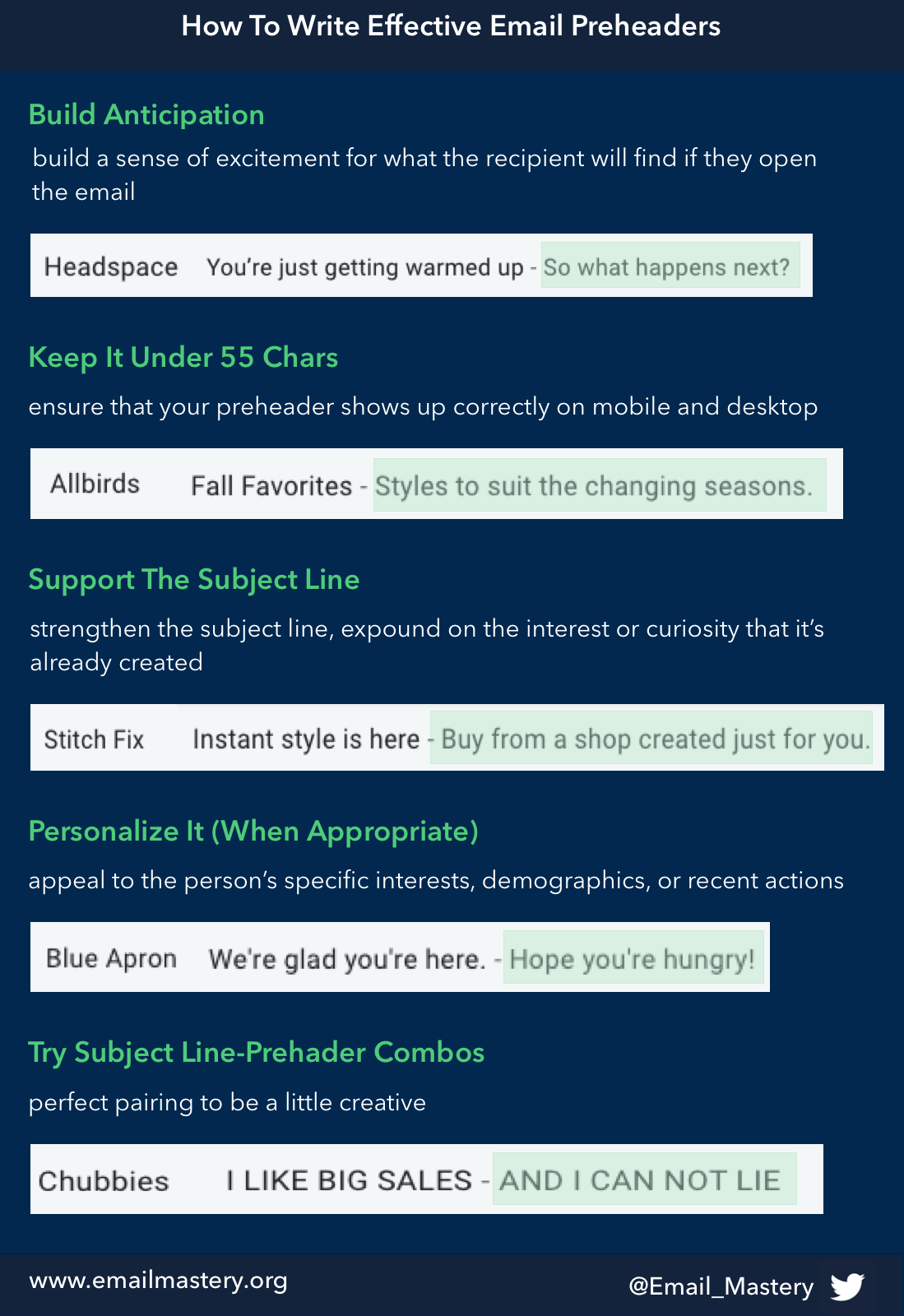 email preheaders