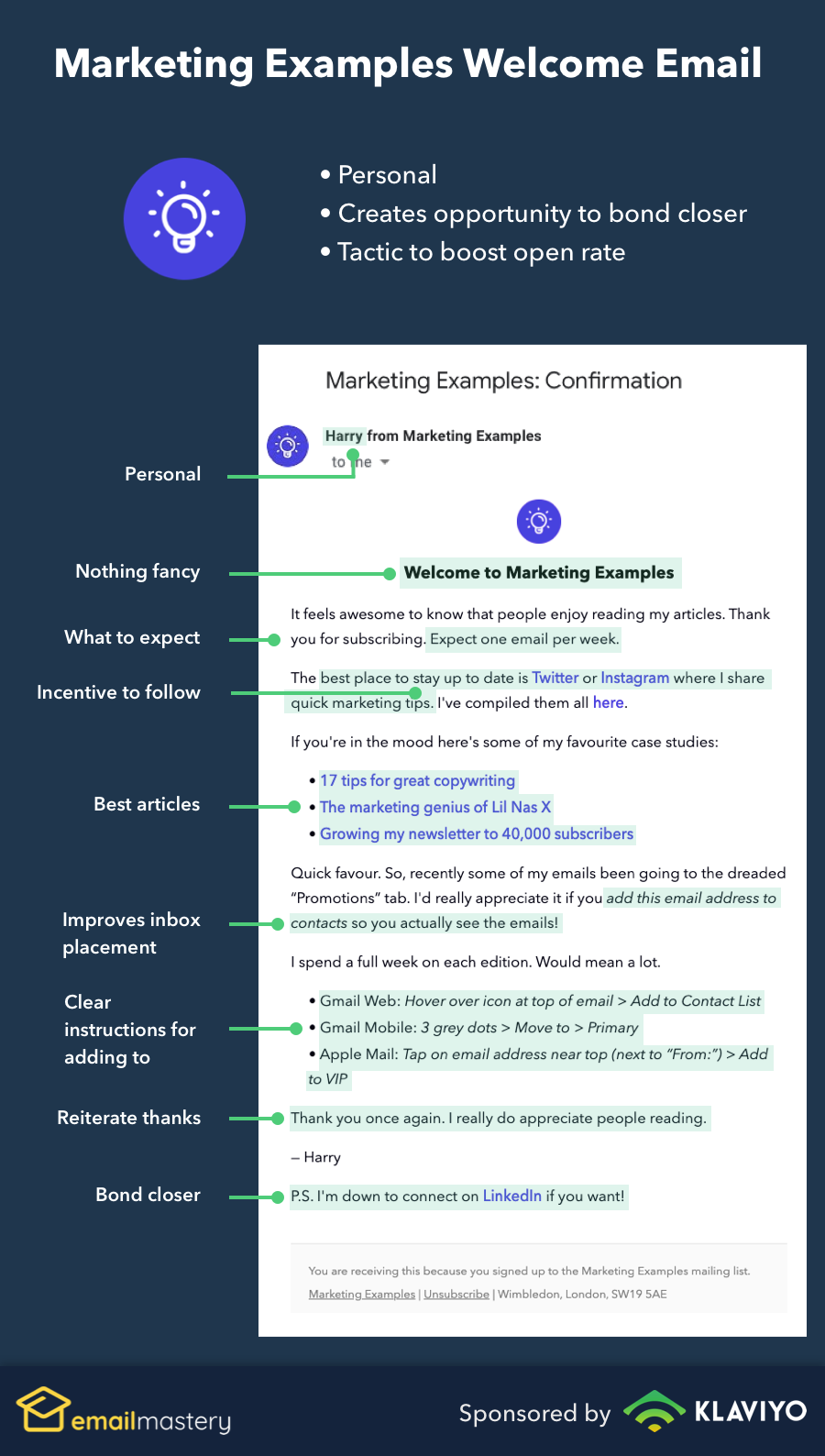 Marketing Examples Email Email Mastery